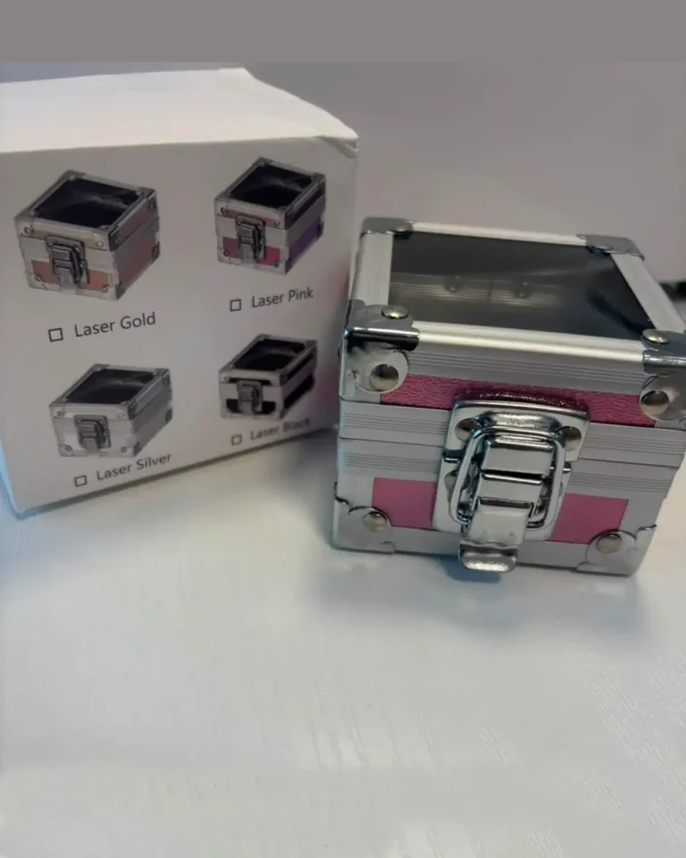 Mini estuche metalico para accesorios de unas