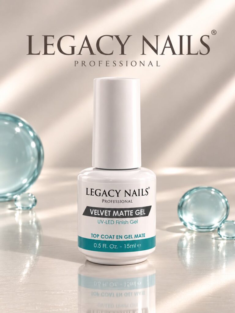 Velvet Matte Gel Nail Top Coat