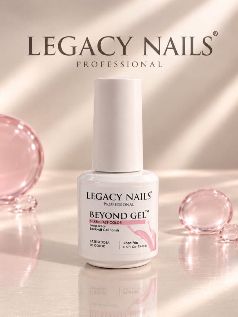Beyond gel Nail Polish- Silken Rosa Fria.